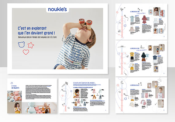  Noukie's - Dossier Presse -Composition graphique et mise en page 