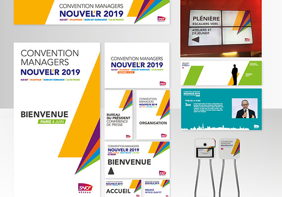  SNCF- Convention - signalétique et déclinaisons sur 4 villes