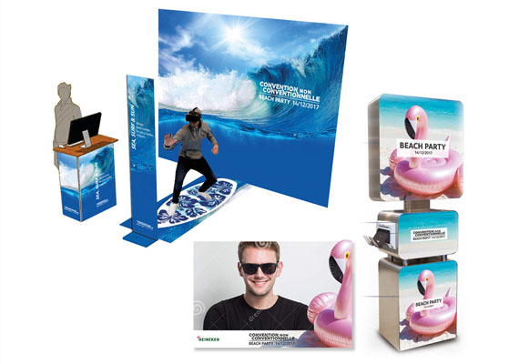  Habillage Simulateur de surf et VIP box photo 