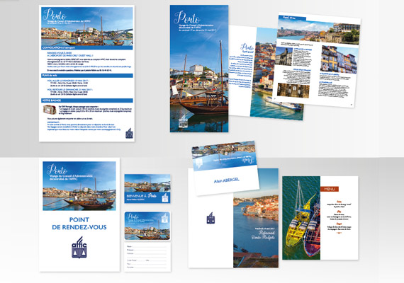 Convocation A4, programme pocket, etiquettes baggages, menu...