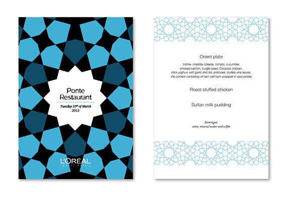 Proposition de Menu Istanbul - LOREAL