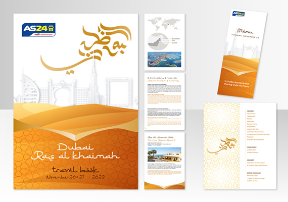  Travel Book et Menu - Dubai  